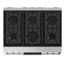 Thor Kitchen 36-Inch Professional Gas Range with Tilt Panel Touch Control in Stainless Steel (RSG36)