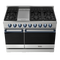 Thor Kitchen 48-Inch Professional Gas Range with Double Oven in Stainless Steel with Blue Trim (RSG48E-BLU)