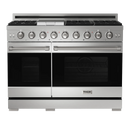 Thor Kitchen Gordon Ramsay Series 48-Inch Professional Gas Range with Double Oven in Stainless Steel (RSG48E)