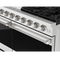 Thor Kitchen 48-Inch Professional Gas Range with Double Oven in Stainless Steel (RSG48E)