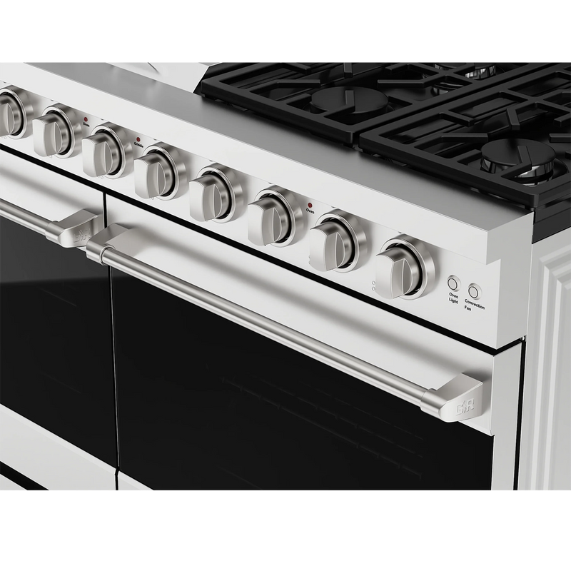 Thor Kitchen 48-Inch Professional Gas Range with Double Oven in Stainless Steel (RSG48E)