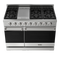 Thor Kitchen 48-Inch Professional Gas Range with Double Oven in Stainless Steel RSG48ELP