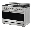 Thor Kitchen 48-Inch Professional Gas Range with Double Oven in Stainless Steel RSG48ELP