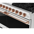 Thor Kitchen 48-Inch Professional Gas Range with Double Oven in Stainless Steel with Rose Gold Trim (RSG48E-RSG)