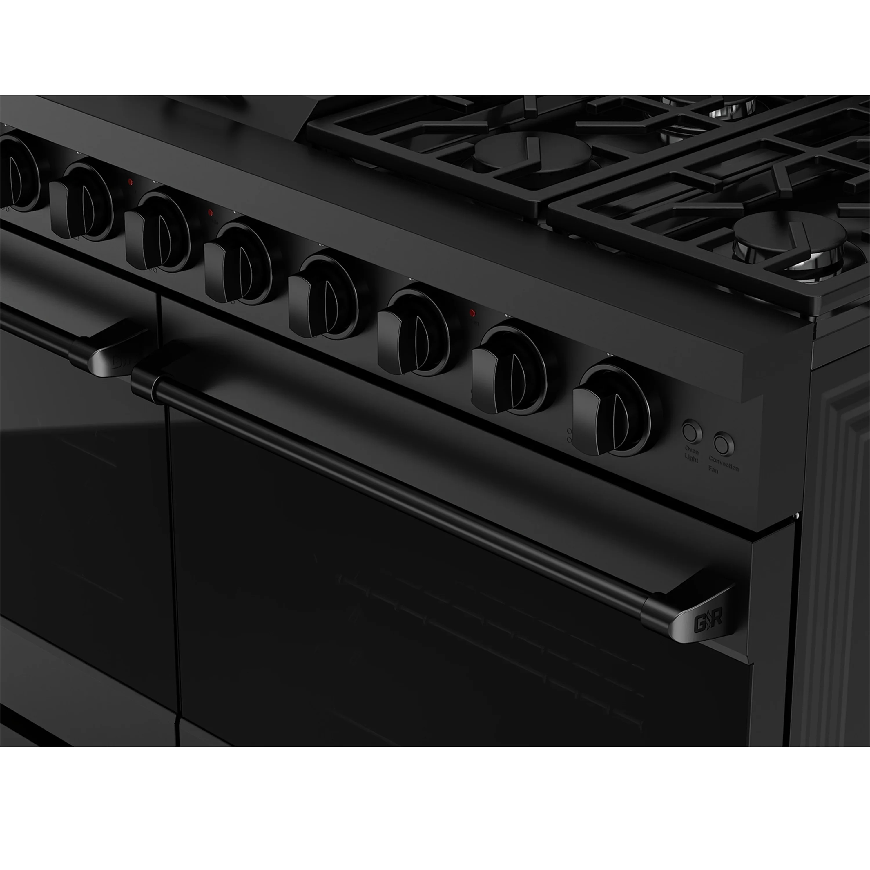 Thor Kitchen 48-Inch Professional Gas Range with Double Oven in Black (RSG48EB)