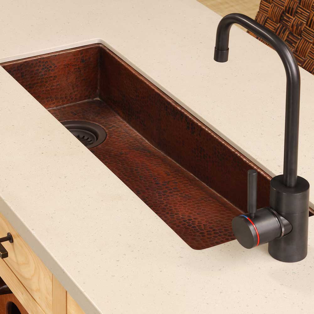 Native Trails Rio Chico Copper Bar Prep Trough Sink