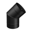 Drolet 45° Elbow Single Wall Black Pipe - 6''Ø SP00090