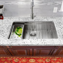 Nantucket Pro Series 32" Stainless Steel Kitchen Sink, 16 Gauge, SR-PS-3220-16