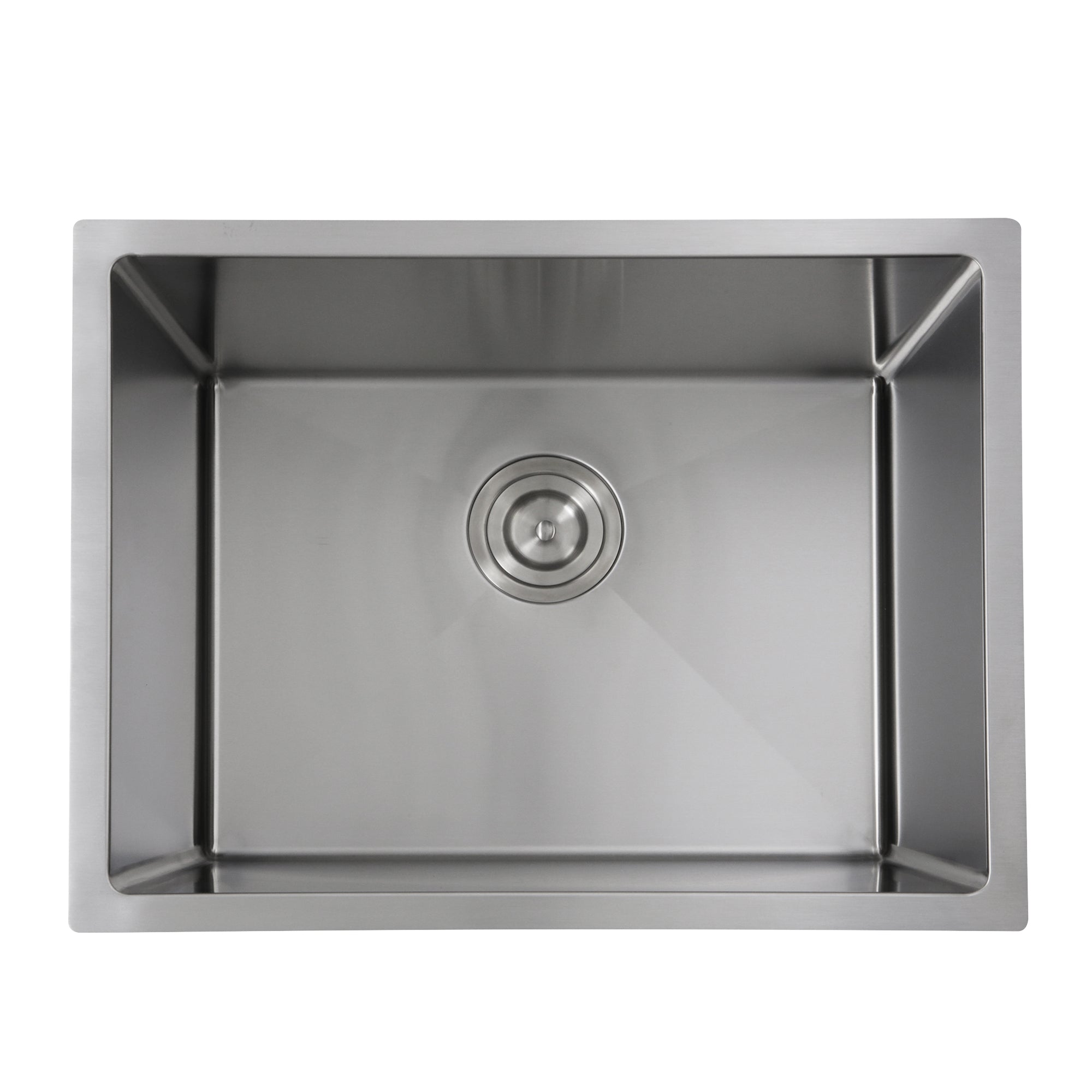 Nantucket Pro Series Rectangle Single Bowl Undermount Small Radius Corners Stainless Steel Kitchen Sink, SR2318-12-16