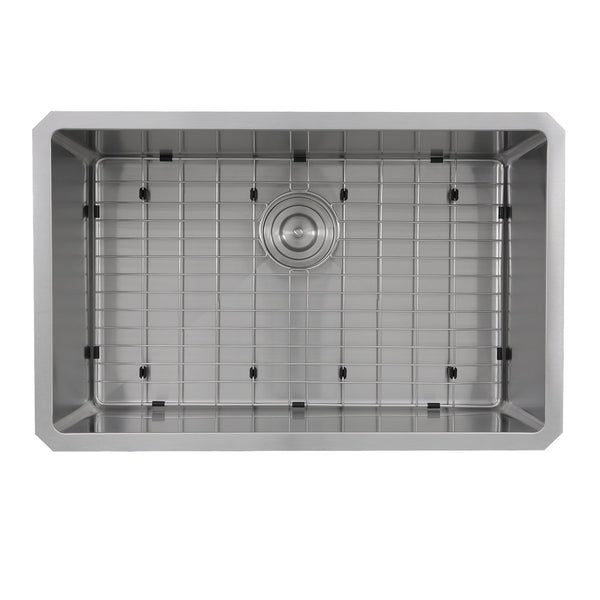 Nantucket Pro Series 30" Stainless Steel Kitchen Sink, 16 Gauge, SR3018