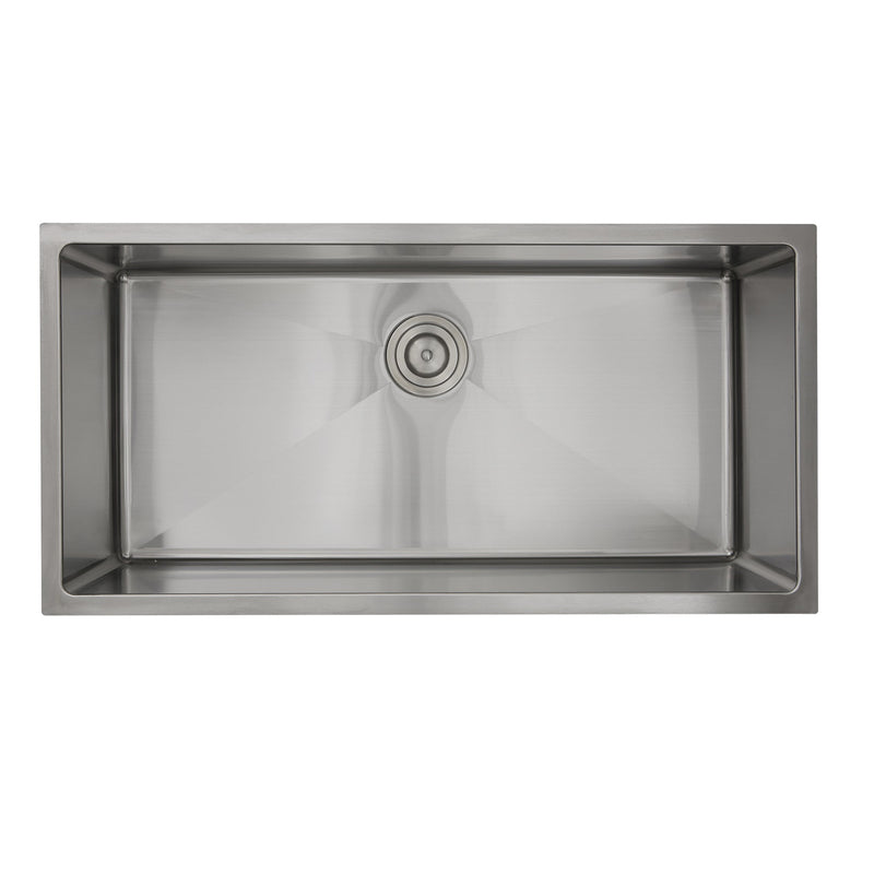 Nantucket Pro Series 36" Stainless Steel Kitchen Sink, 16 Gauge, SR3618-16