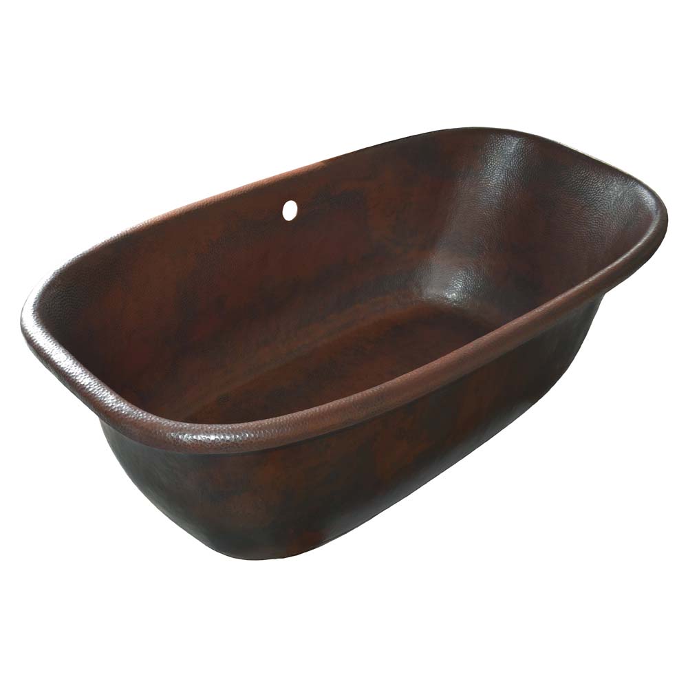 Native Trails Santorini Freestanding Copper Soaking Bathtub