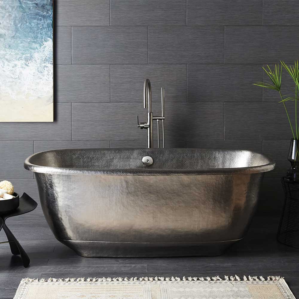 Native Trails Santorini Freestanding Copper Soaking Bathtub