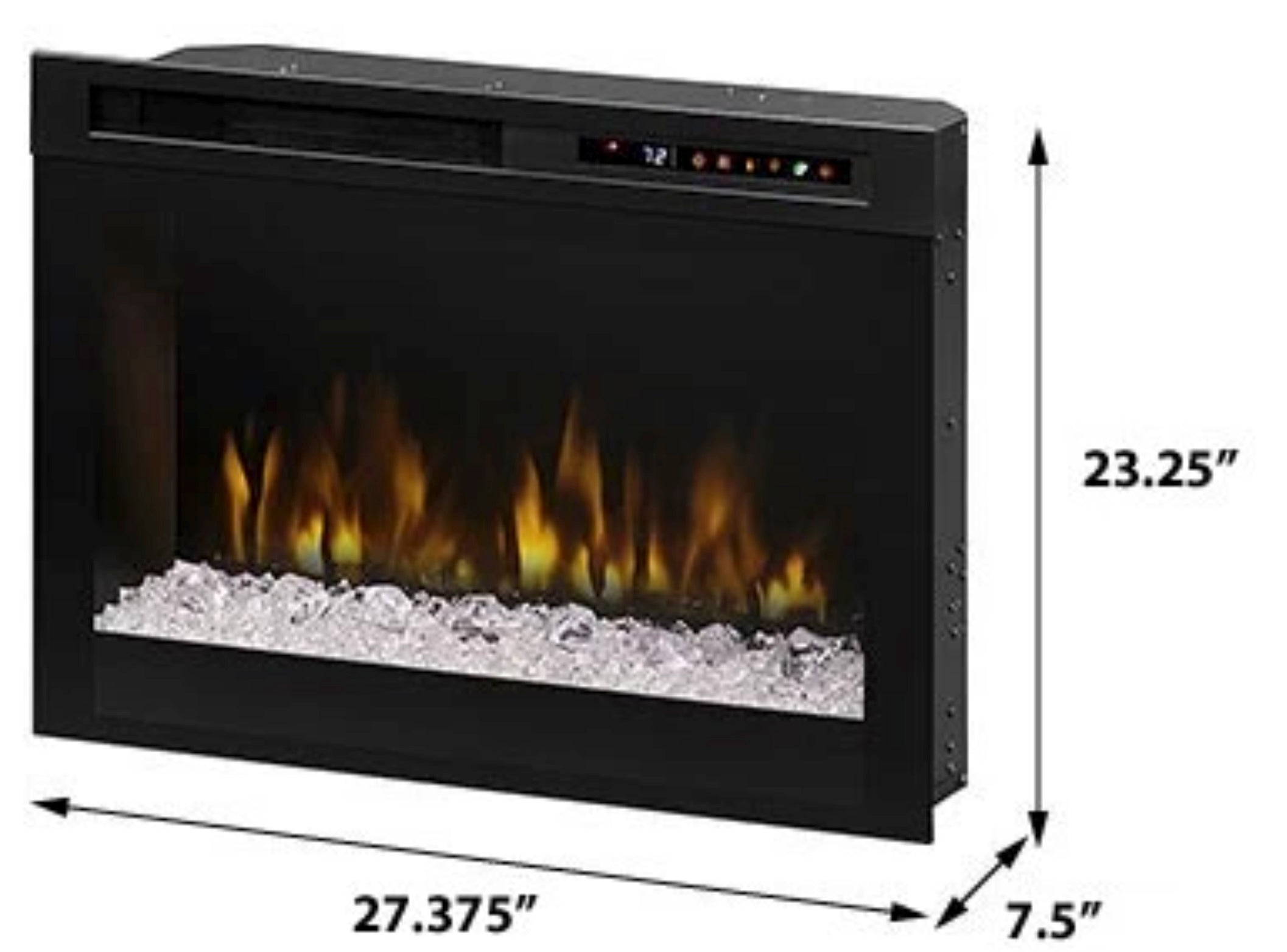 Dimplex 26-inch Multi-Fire XHD Electric Fireplace Insert w/ Acrylic - XHD26G