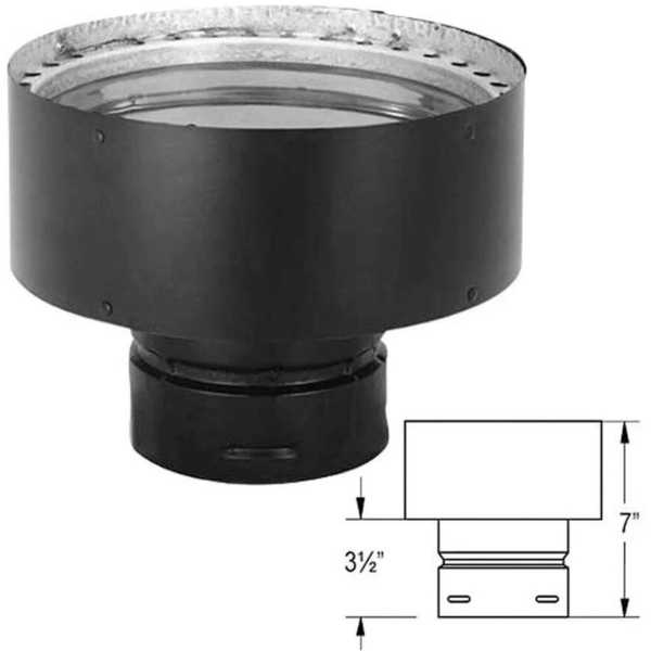 ComfortBilt Duravent 3" To 7" Pelletvent Pro Chimney Adapter - 3PVP-X7