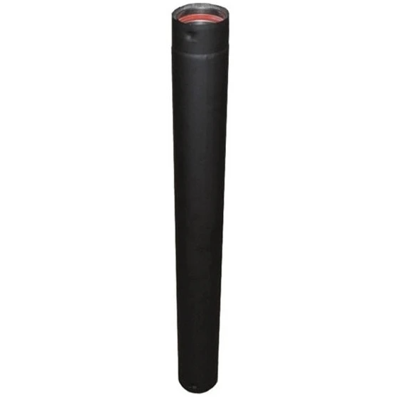 ComfortBilt Duravent 4" X 48" Straight Chimney Pipe Black 4PVP-48B