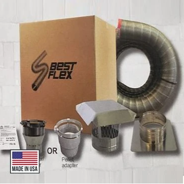 ComfortBilt HP22I Pellet Stove Insert 3-Inch Piping Kit