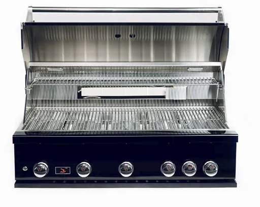 Whistler Built-In 500 Series 5 Burner Black + Cover + Rotisserie