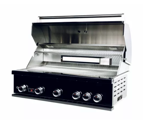 Whistler Built-In 500 Series 5 Burner Black + Cover + Rotisserie