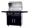 Whistler 4 Burner Black Cart + Cover + Rotisserie