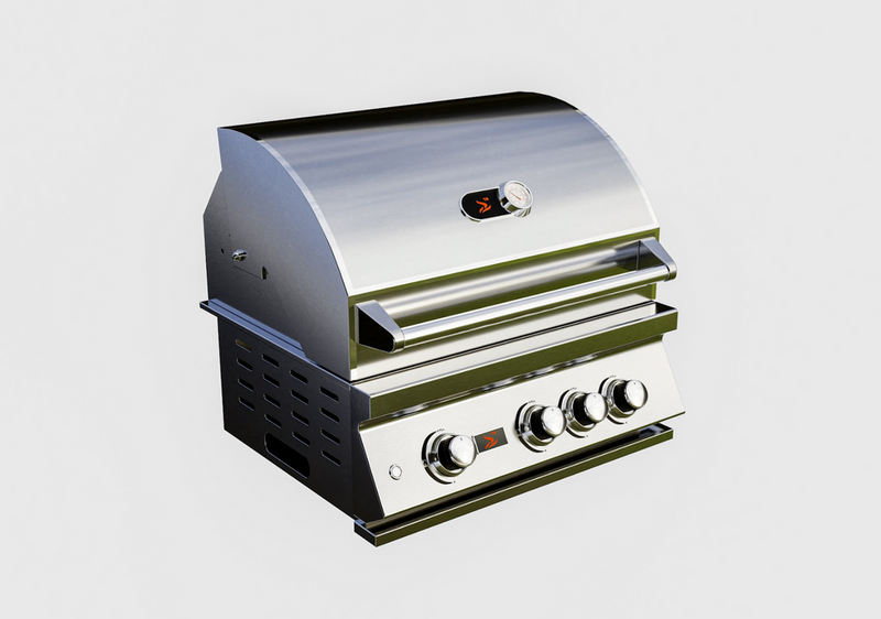 Whistler Built-In 3 Burner + Cover + Rotisserie