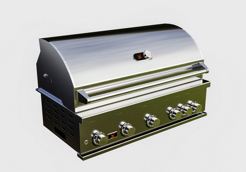 Whistler Built-In 500 Series 5 Burner + Cover + Rotisserie