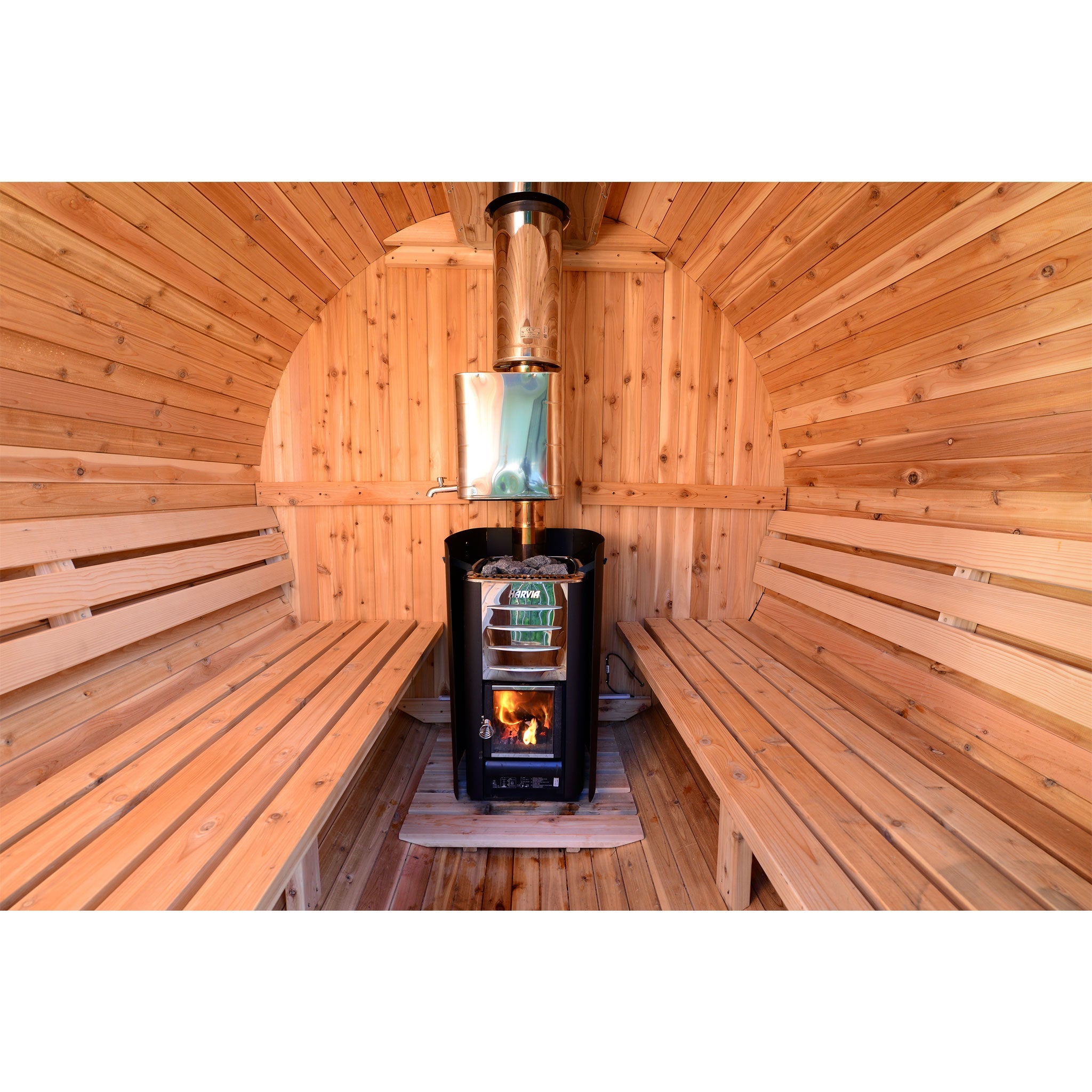 Almost Heaven Seneca 6 Person Barrel Sauna