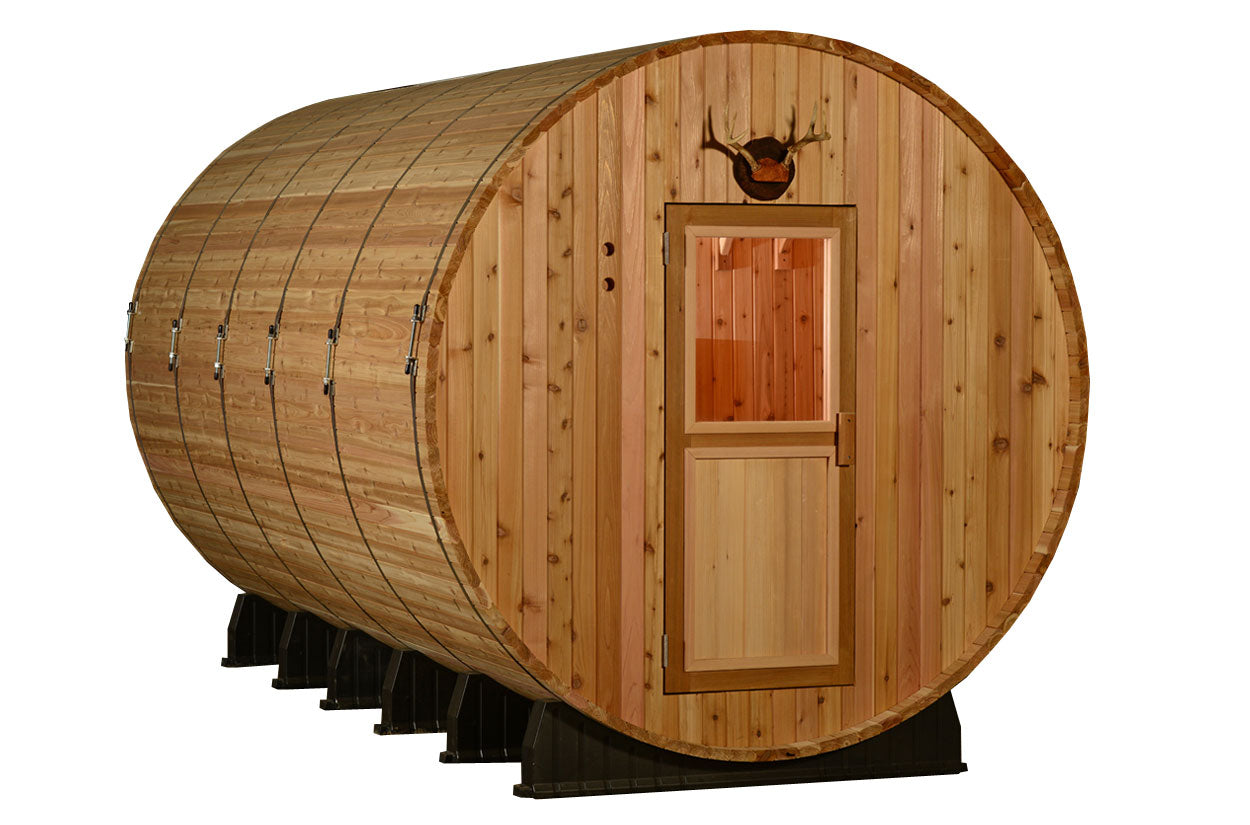 Almost Heaven Shenandoah 4 Person Barrel Sauna