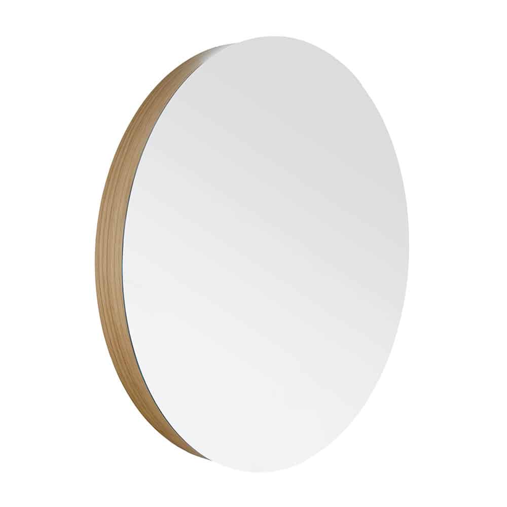 Native Trails 22-Inch Solace Circular Oak-Framed Wall Mirror