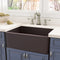 Nantucket Cape 30" Fireclay Farmhouse Sink, Coffee Brown, T-FCFS30CB