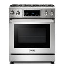 Thor Kitchen 30" Gas Range with 4.55 Cu. Ft. Self-Cleaning Oven and Tilt Panel in Stainless Steel (TRG3001)