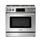 Thor Kitchen 36" Gas Range with 6.0 Cu. Ft. Self-Cleaning Oven, Air Fryer, Tilt Panel in Stainless Steel (TRG3601)