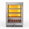 Thor Kitchen 24-Inch Wine Cooler with Backlight in Stainless Steel - Left Hinge (TWC24UL-LH)