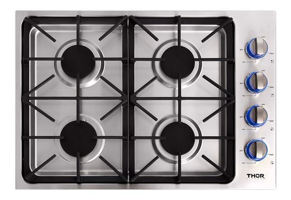 Thor Kitchen 30-Inch Professional Drop-In Gas Cooktop – TGC3001