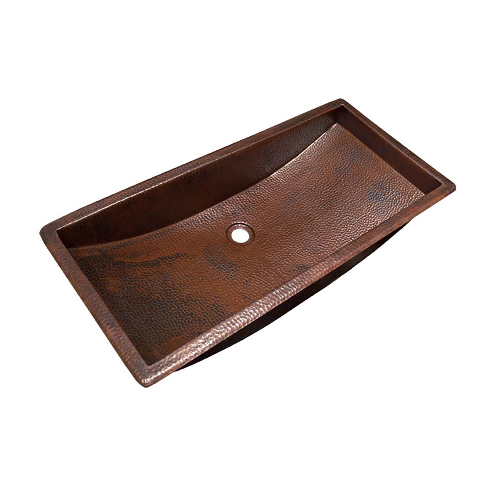 Native Trails 30-Inch Trough Rectangular Bathroom Sink