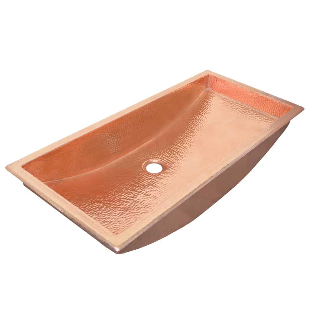 Native Trails 30-Inch Trough Rectangular Bathroom Sink