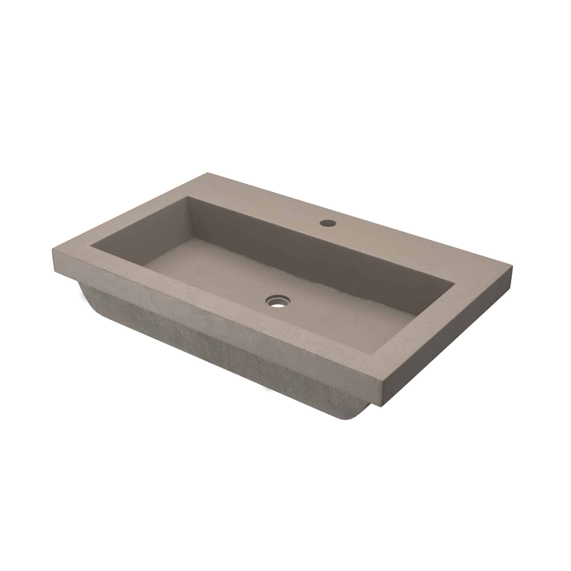 Native Trails 30-Inch Trough NativeStone Bathroom Sink