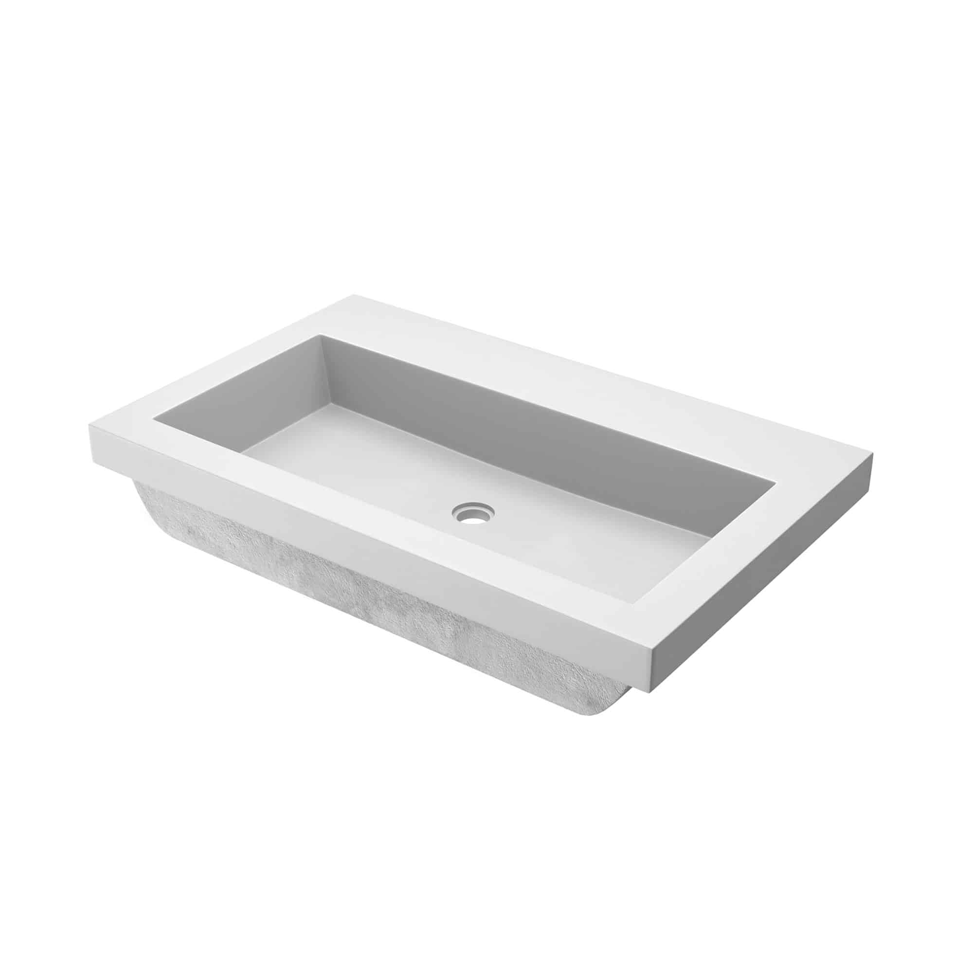 Native Trails 30-Inch Trough NativeStone Bathroom Sink