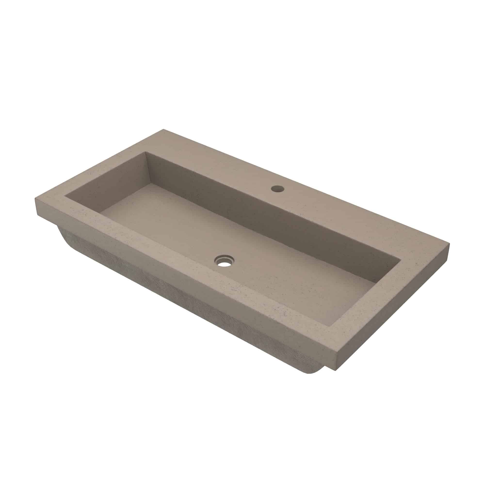 Native Trails 36-Inch Trough NativeStone Bathroom Sink