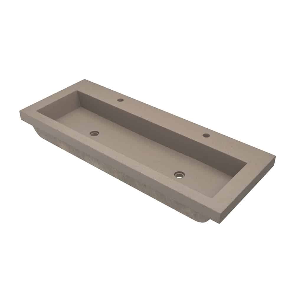 Native Trails 48-Inch Trough NativeStone Bathroom Sink