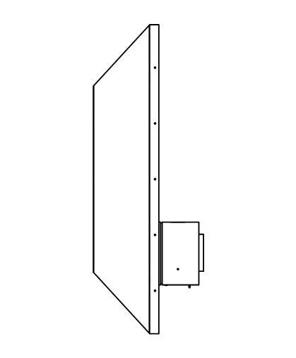 True North Direct Vent Termination Snorkel for TN24 Gas Stove