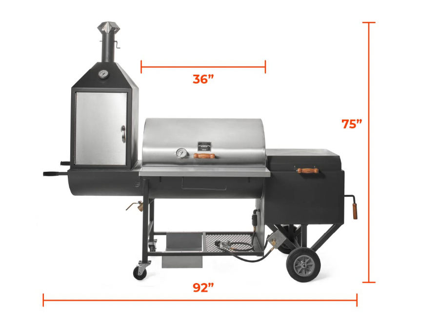 Pitts and Spitts Ultimate Upright Smoker Pit