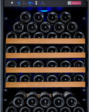 Allavino - 47"  354-Bottle Dual-Zone Wine Cooler (BF 2X-VSWR177) FlexCount II Tru-Vino Side by Side, Black/Stainless Steel Door