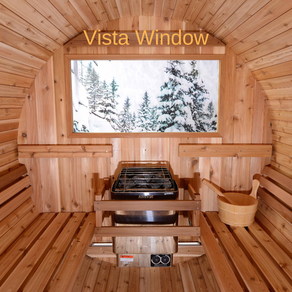 Almost Heaven Watoga 2-4 Person Barrel Sauna