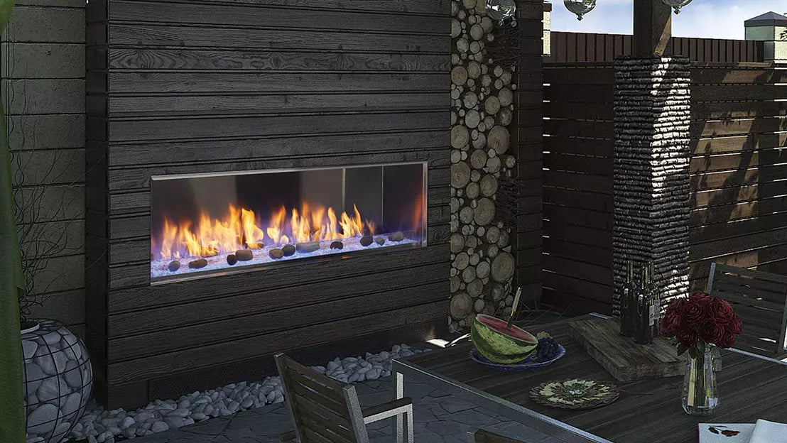 Heatilator Lanai Single-Sided Outdoor Gas Fireplace Series