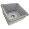 Nantucket Cape 18" Dual Mount Fireclay Kitchen Sink with Accessories, Matte Grey, Wellfleet-1818GR