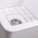 Nantucket Cape 18" Dual Mount Fireclay Kitchen Sink White Wellfleet-1818W