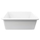 Nantucket Cape 27" Fireclay Kitchen Sink, White, Wellfleet-2719W