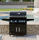 Whistler 4 Burners Black Cart + Cover + Rotisserie