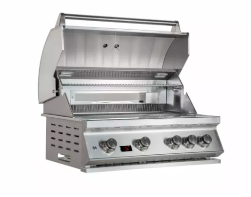 Whistler Built-In 4 Burner + Cover + Rotisserie